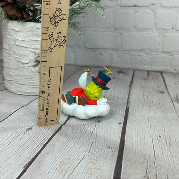 vintage grolier Jiminy Cricket disney christmas ornament angel - Picture 6 of 6